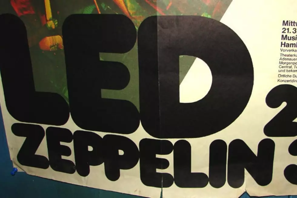 Led Zeppelin 1973 German Concert Poster