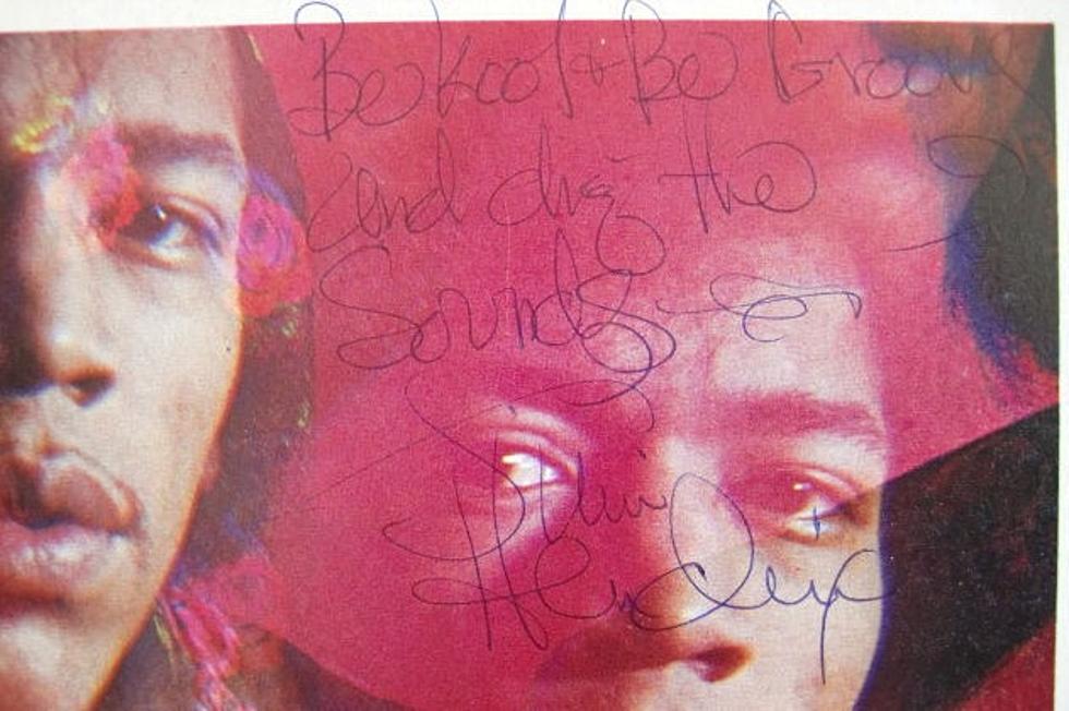 Signature By Jimi Hendrix Sells For $6,500