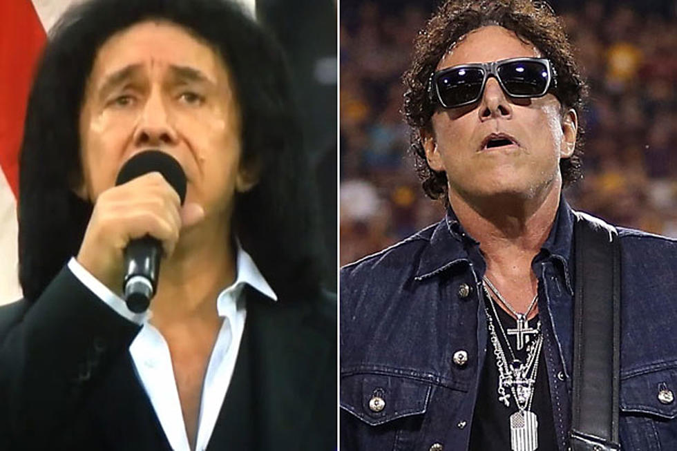 Gene Simmons, Neal Schon + Jonathan Cain: National Anthem Roundup 