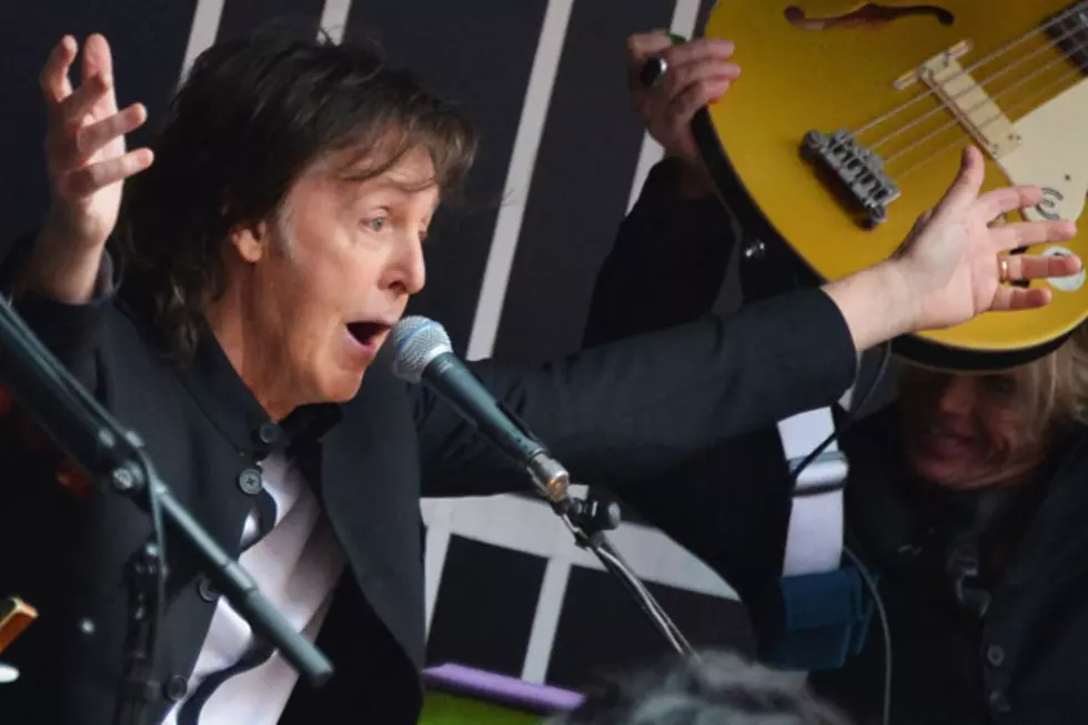 Paul McCartney Played Four Songs in Times Square