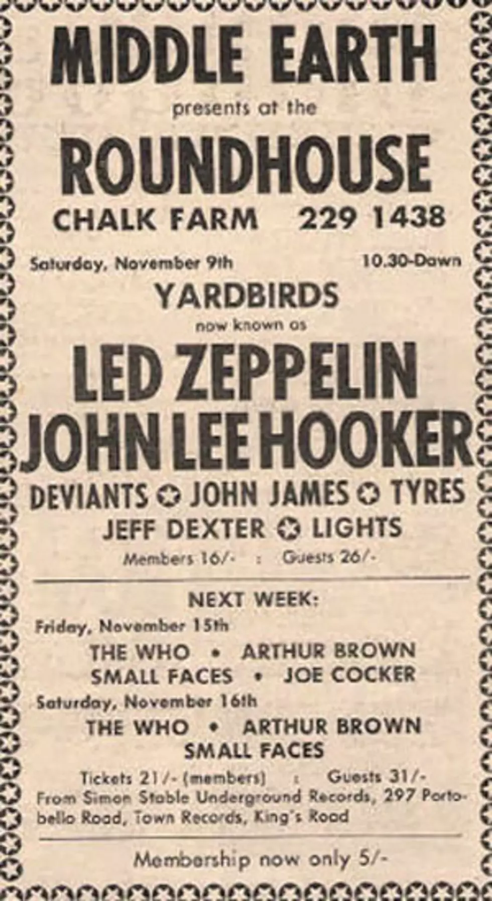 45 Years Ago: Led Zeppelin Make London Debut, Robert Plant Gets Married