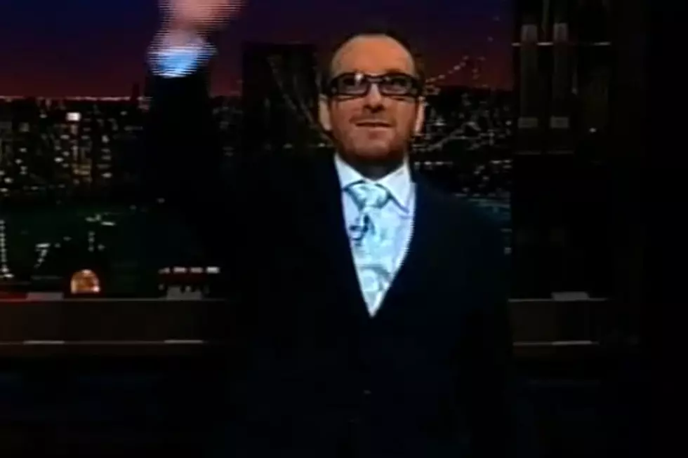 12 Years Ago: Elvis Costello Fills in for David Letterman