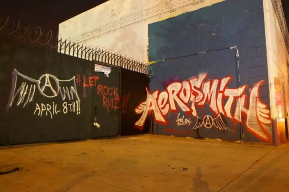 Joe Perry Uses Graffiti to Promote Aerosmith Tour