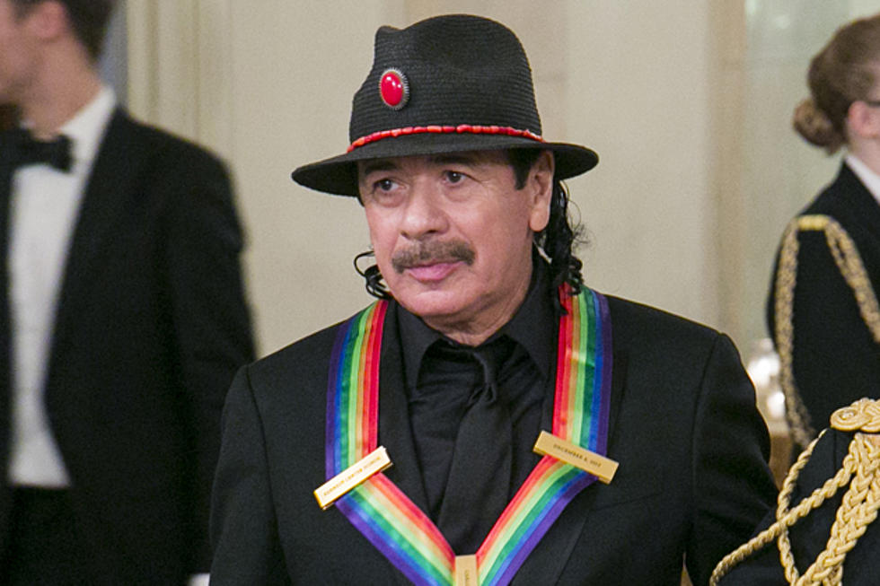 Carlos Santana Promised To &#8216;Take The War Paint Off&#8217; When He Met The President