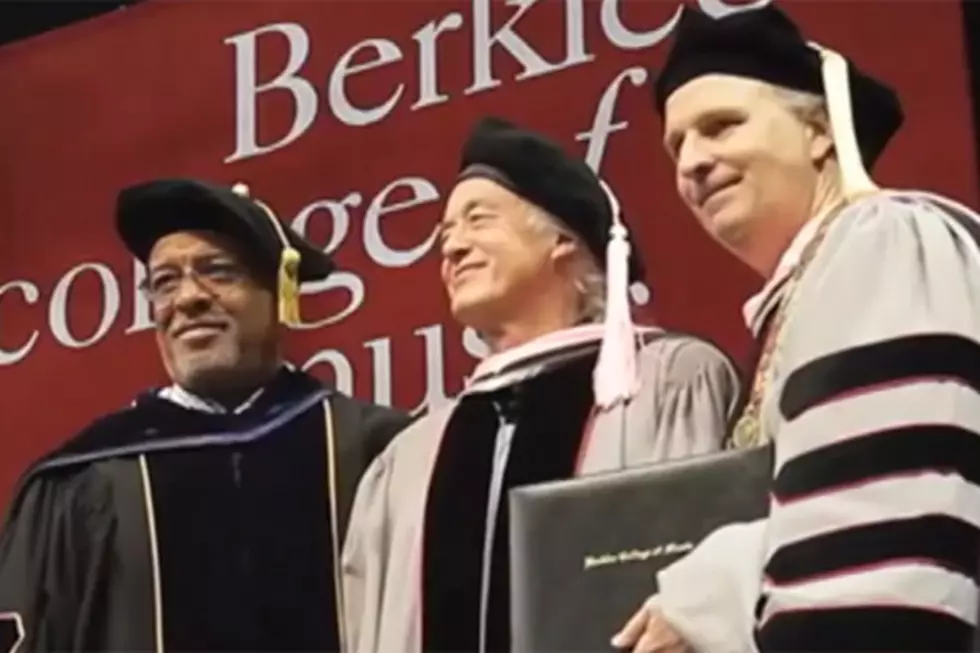 Jimmy Page Awarded Honorary Doctorate From Berklee College of Music