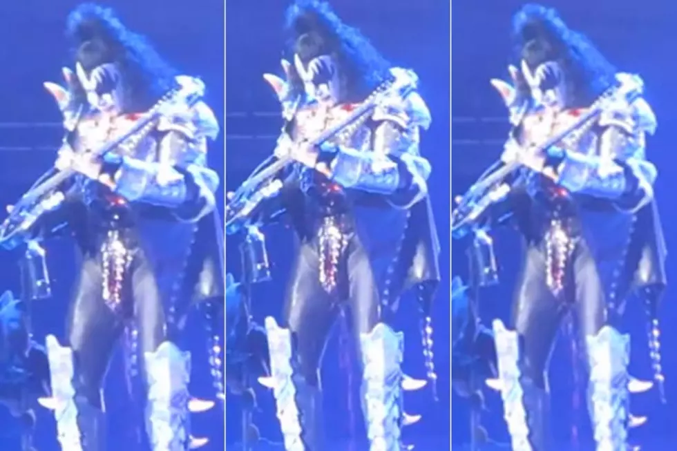 Water or Urine? Kiss’ Gene Simmons Explains Onstage ‘Peeing’ Video