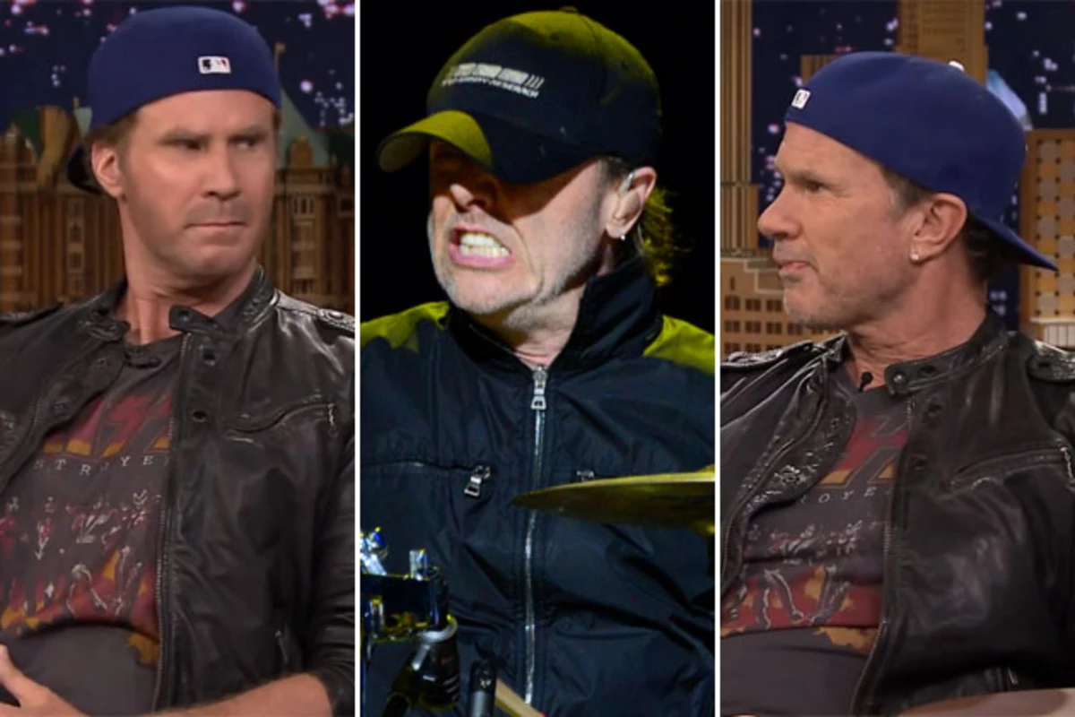 Chad Smith and Will Ferrell Challenge Lars Ulrich to Three-Way Drum Battle