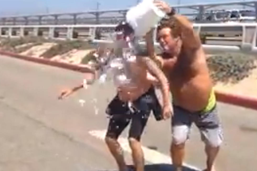 Pearl Jam’s Mike McCready Takes the ALS Ice Bucket Challenge – While Skateboarding