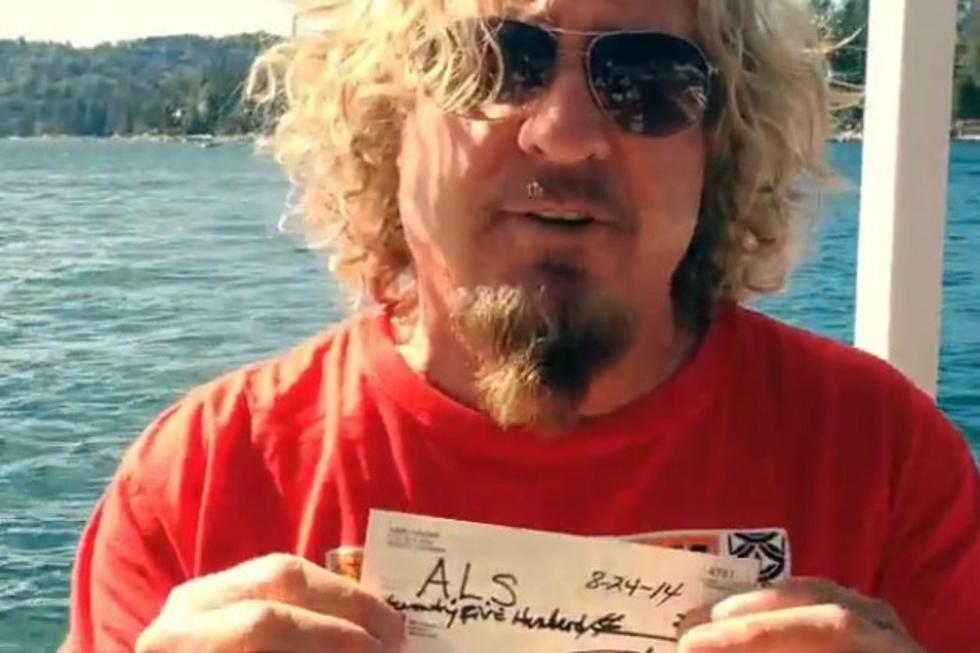 Sammy Hagar Takes Ice Bucket Challenge, Challenges Van Halen Brothers