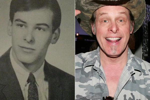 It's Ted Nugent's Yearbook Photo!