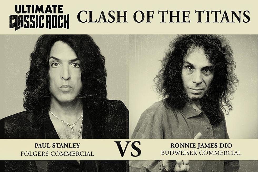 Clash of the Titans - Paul Stanley’s Folgers Commercial vs. Ronnie James Dio’s Budweiser Commercial