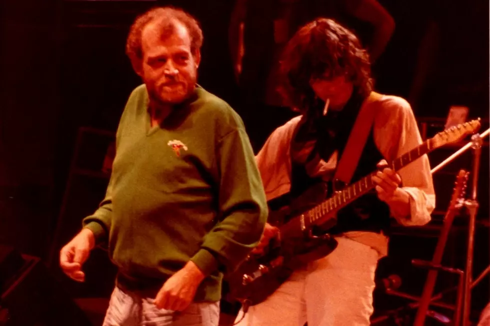 Joe Cocker and Jimmy Page Live in 1983 - Pic of the Week