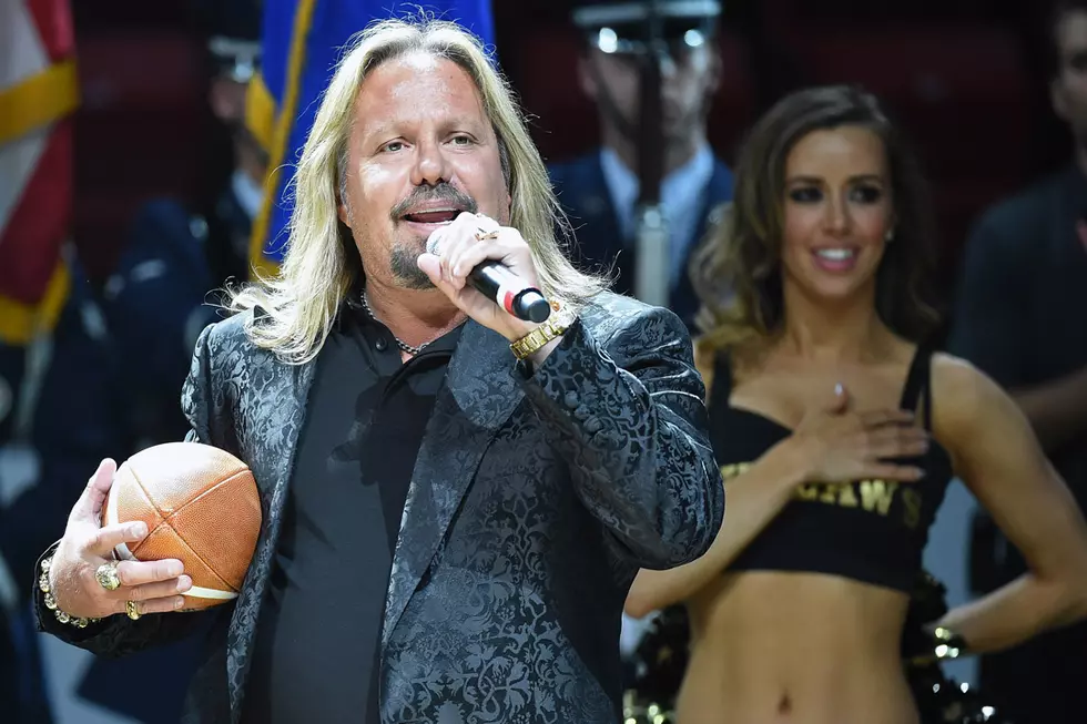 Watch Vince Neil Sing the National Anthem at the Las Vegas Outlaws’ First-Ever Game