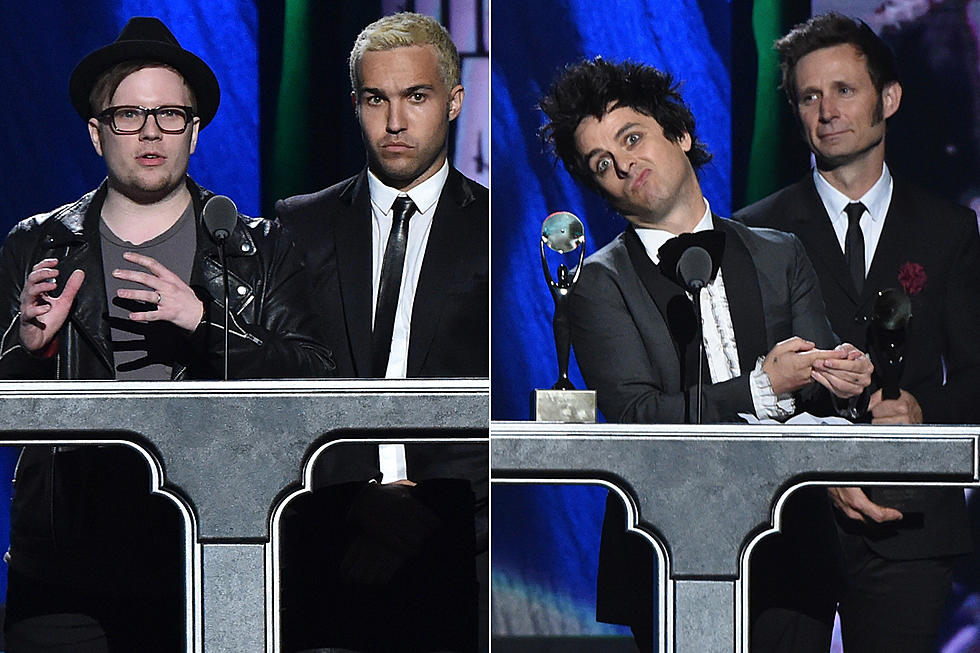 Fall Out Boy Induct Green Day Into the Rock and Roll Hall of Fame