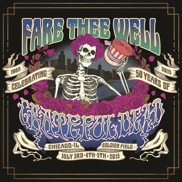 Grateful Dead 2015 Fare Thee Well Chicago Tour Pamphlet Program July 5 2015 