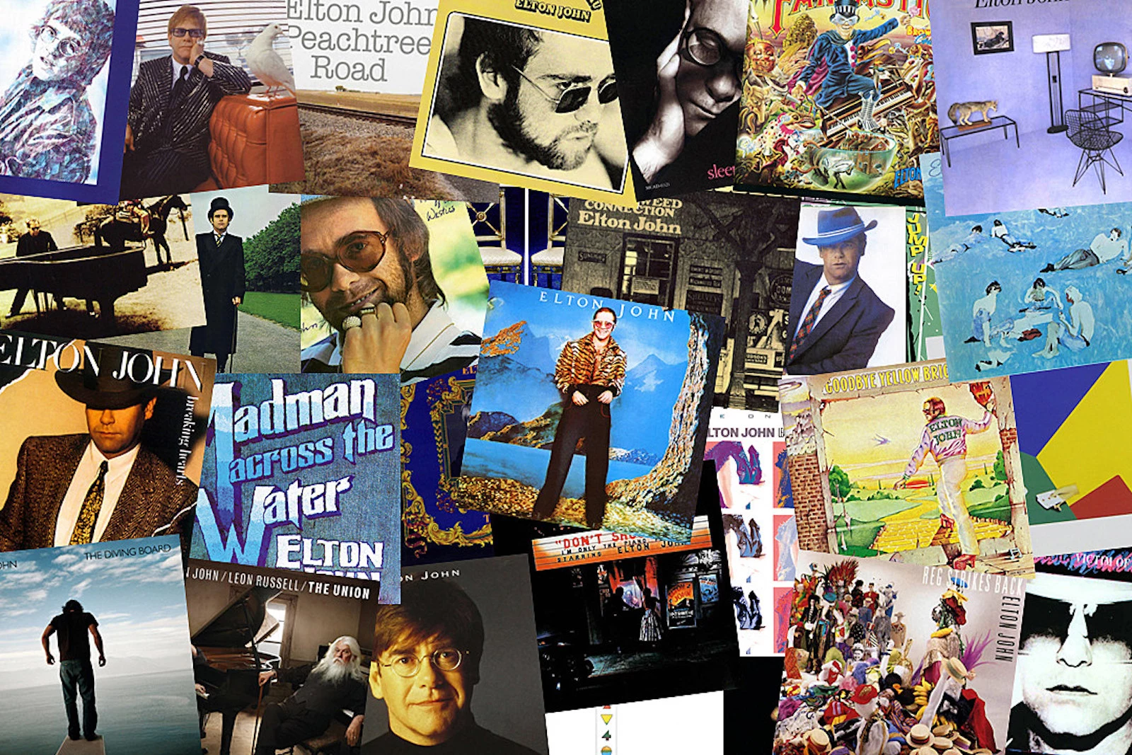 Elton John Album Covers