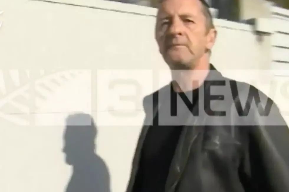 Phil Rudd Curses Out News Media Upon His Return Home