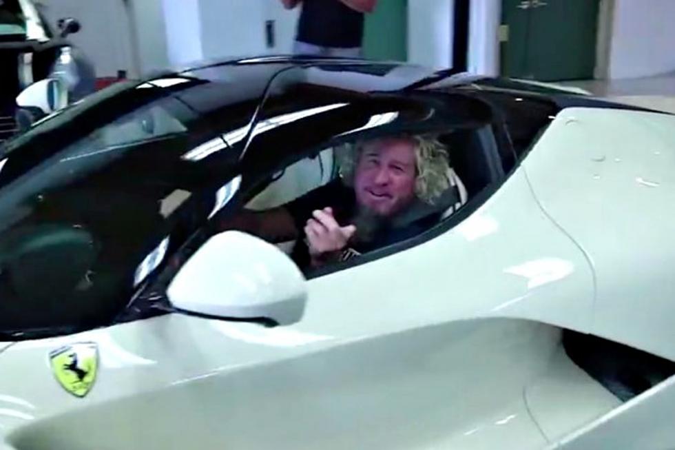 Watch Sammy Hagar Drive Off in His New $1.3 Million Ferrari