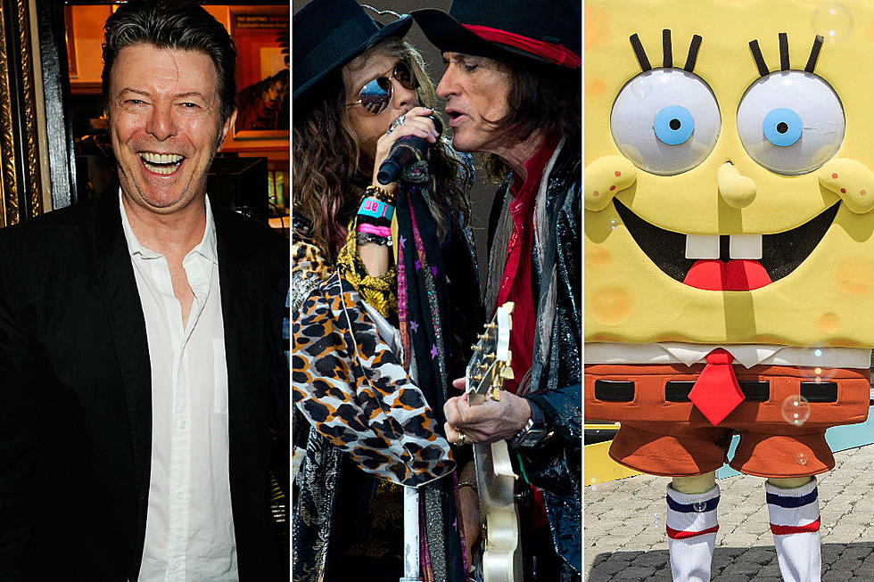 David Bowie, Joe Perry, Steven Tyler and More Writing Songs for 'SpongeBob SquarePants' Broadway Show