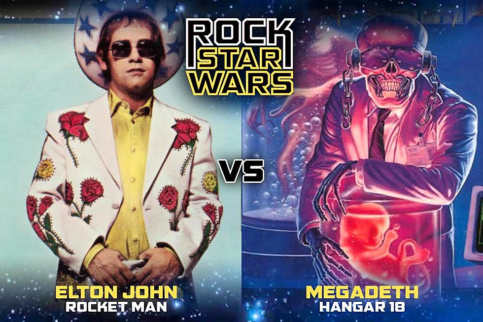 Elton John, 'Rocket Man' vs. Megadeth, 'Hangar 18' : Rock Star Wars