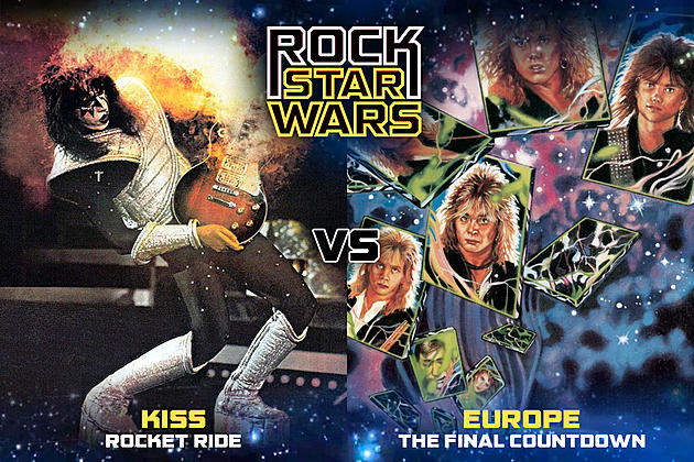 Kiss, &#8216;Rocket Ride&#8217; vs. Europe, &#8216;The Final Countdown': Rock Star Wars