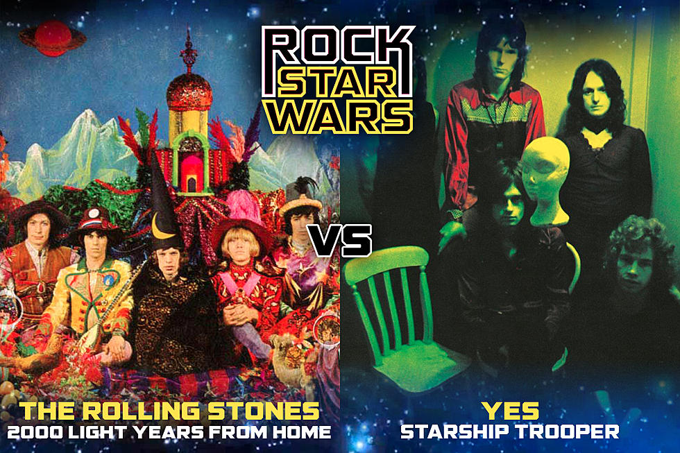 Rolling Stones, '2000 Light Years From Home' vs. Yes, 'Starship Trooper':  Rock Star Wars