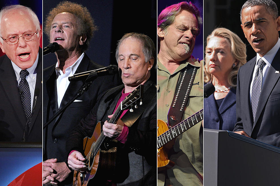 Simon and Garfunkel Featured in Bernie Sanders Ad, Ted Nugent Says President Obama and Hillary Clinton Should Be ‘Hung’