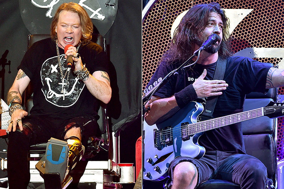 Hero Bassist Using Same Stage Throne as Axl Rose and Dave Grohl