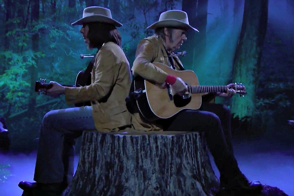 Watch Neil Young and Jimmy Fallon Duet as ‘Two Neil Youngs on a Tree Stump’