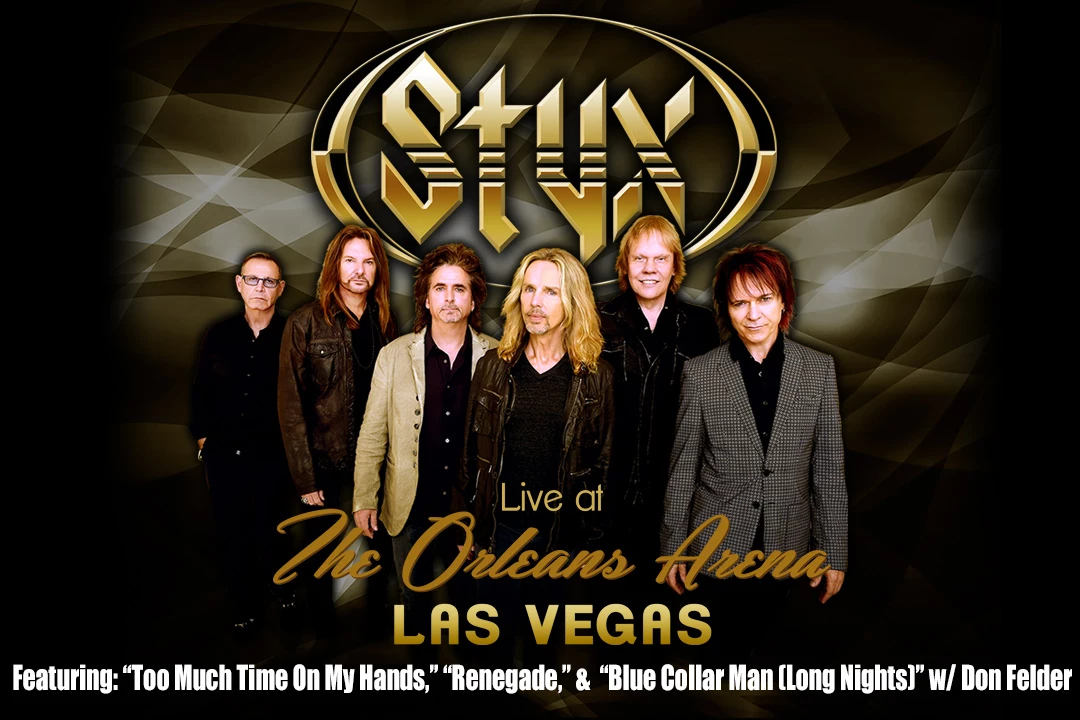 Styx 'Live At The Orleans Arena Las Vegas' Available now on DVD & Blu-ray!