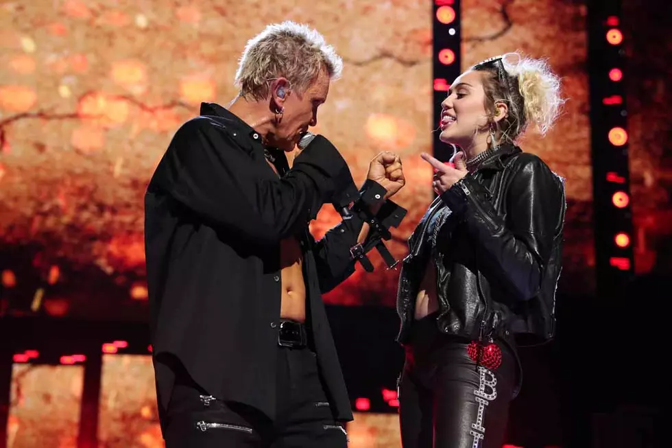 Billy Idol + Miley Cyrus Team Up to Perform &#8216;Rebel Yell&#8217; at iHeartRadio Festival