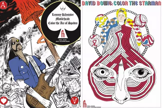 Lemmy Kilmister and David Bowie Featured In New Adult Coloring Book Series