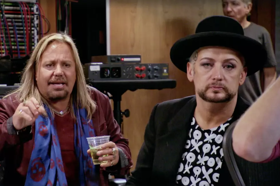 Vince Neil and Boy George Clash