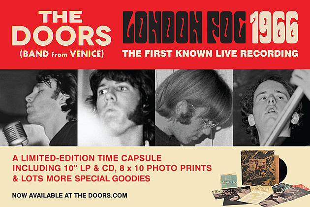 The First Known Live Recording of The Doors – &#8216; London Fog 1966&#8242; Available Now