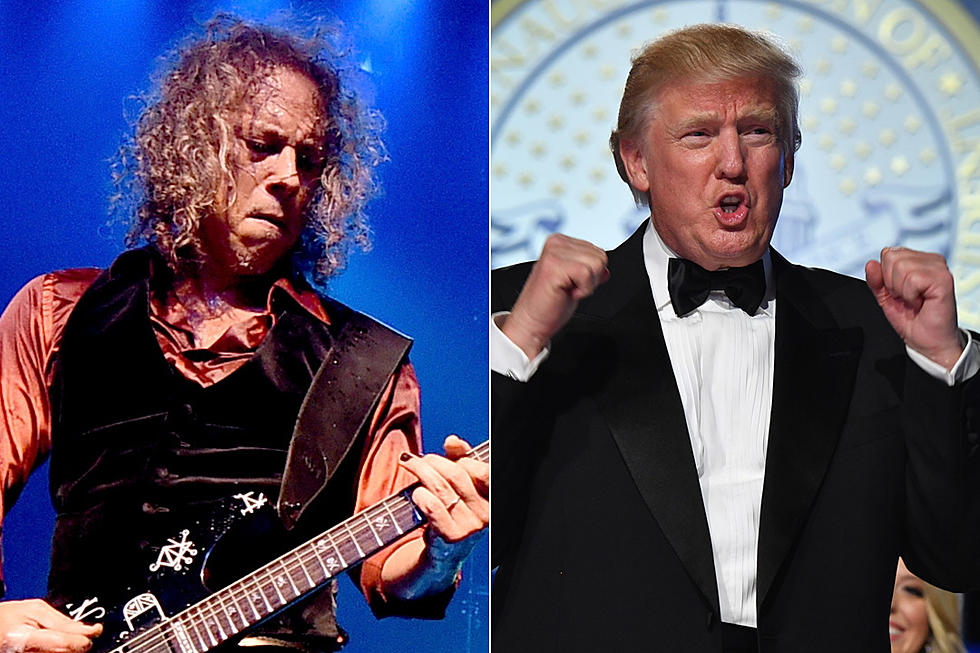Kirk Hammett Gets Political