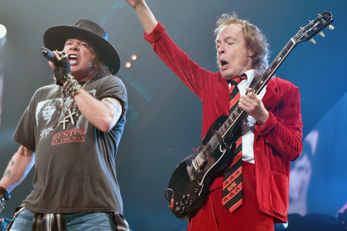 Guns N’ Roses Concert Delayed Twice, and Then Angus Young Showed Up