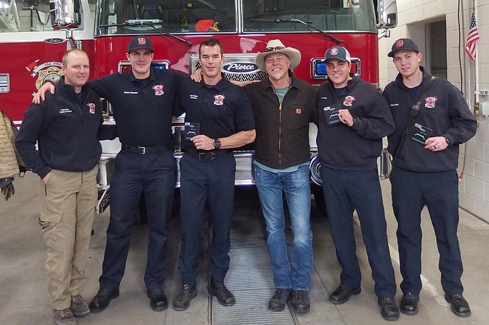 James Hetfield Delivers Holiday Gifts to Police and Firefighters