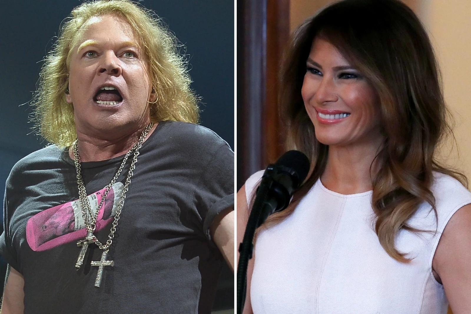 Axl Rose Rips First Lady + 'Alleged Former Hooker' Melania Trump