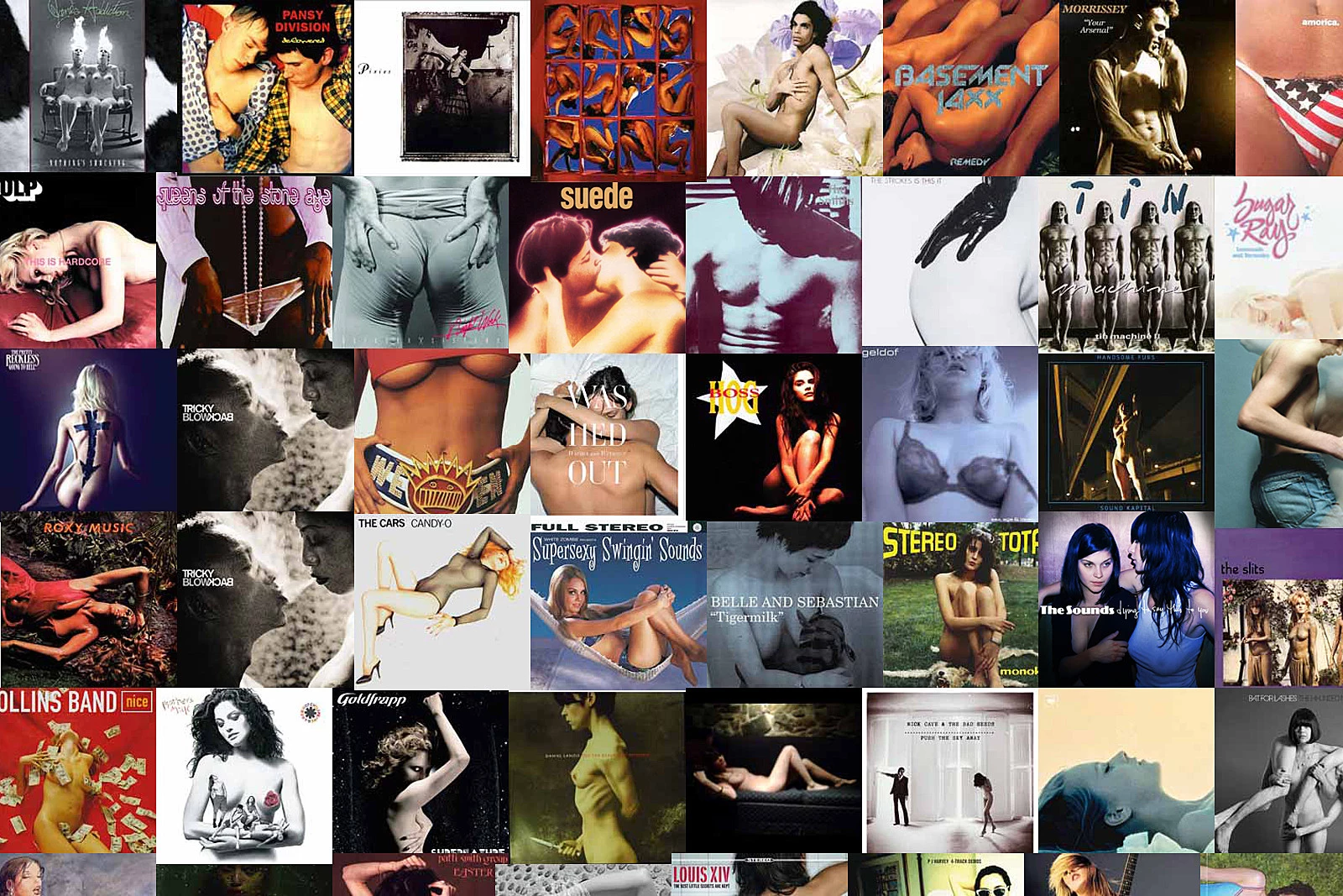 Rocks 50 Sexiest (And Maybe NSFW) Album Covers