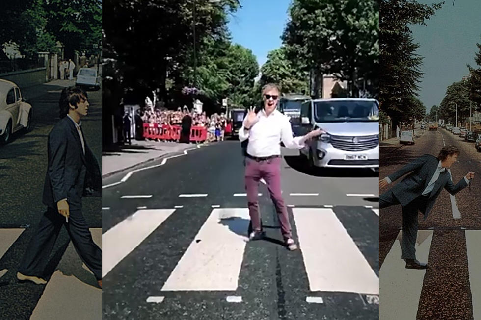Paul McCartney Once Again Walks Across Abbey Road