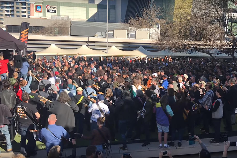 Hundreds of AC/DC Fans Gather to Break World Record