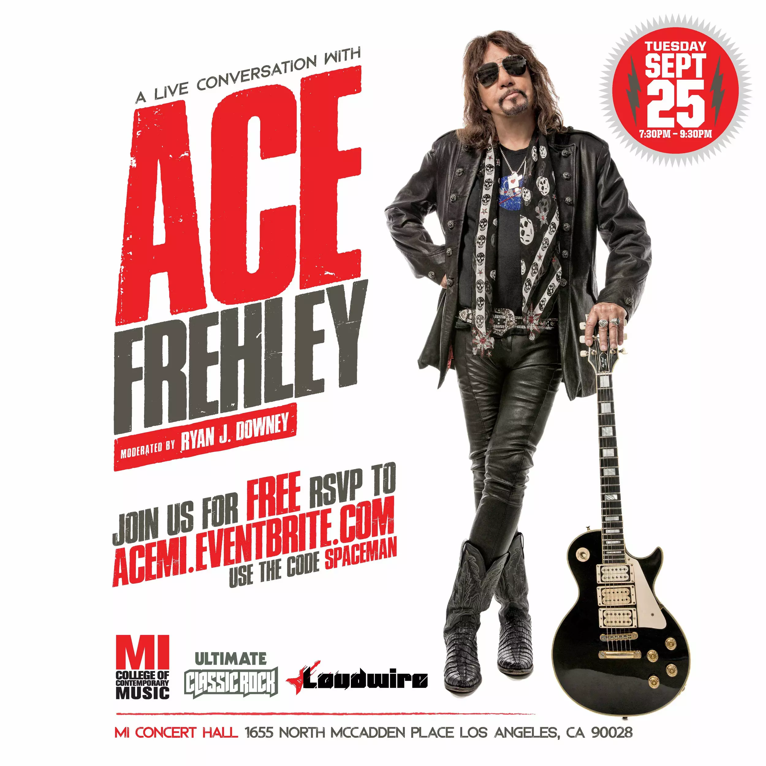 Ultimate Classic Rock to Co-Host Conversation With Ace Frehley
