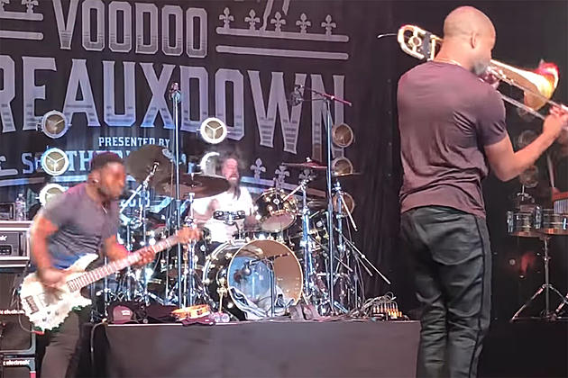 Watch Dave Grohl Play Nirvana Classic With Trombone Shorty