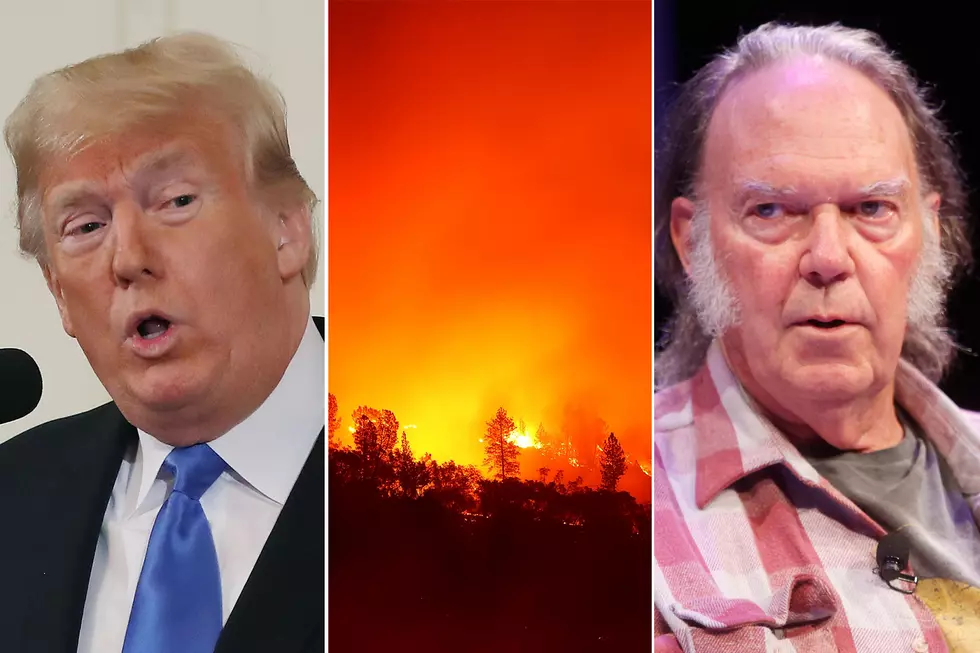Neil Young Loses Home in California Fires, Then Attacks Trump
