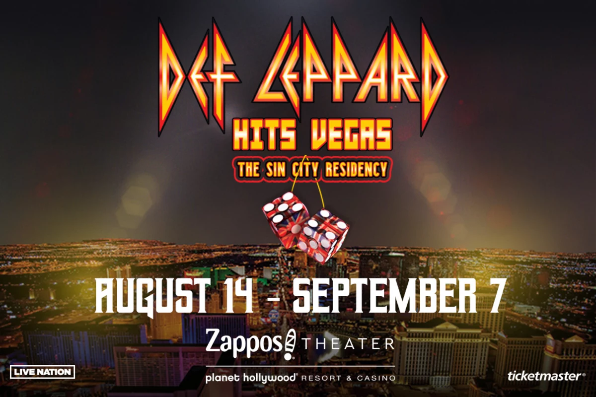 Presale Alert Def Leppard Hits Vegas: The Sin City Residency
