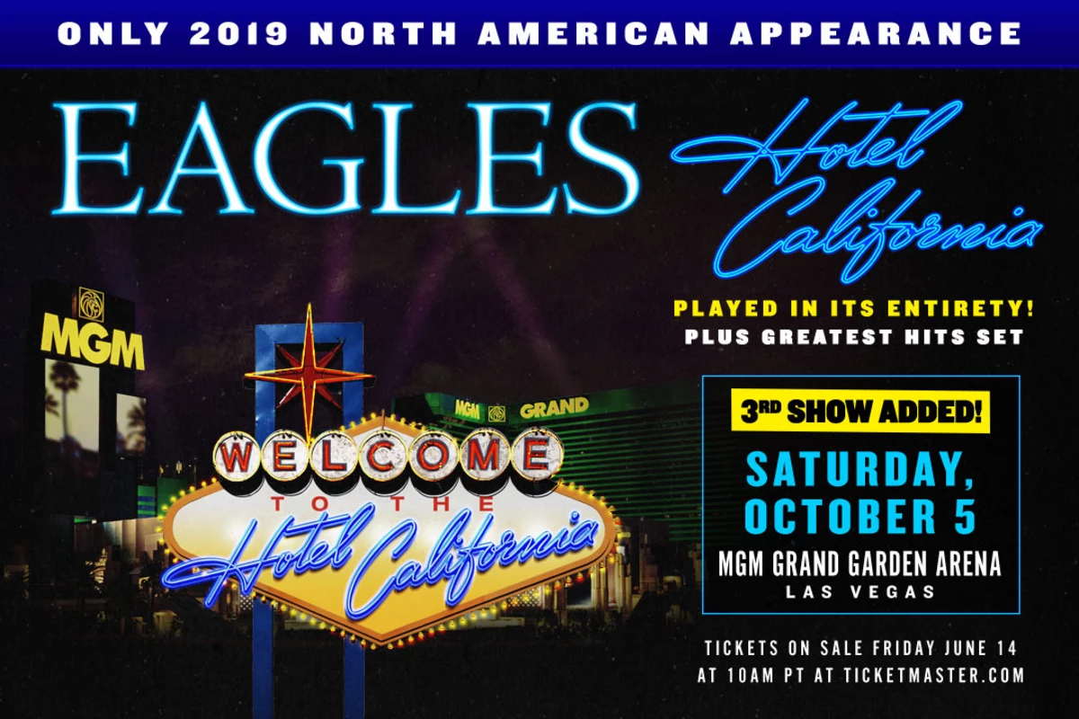 New Date Added Eagles in Las Vegas!