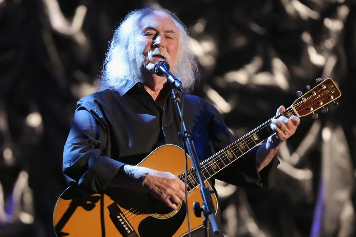 David Crosby performing live