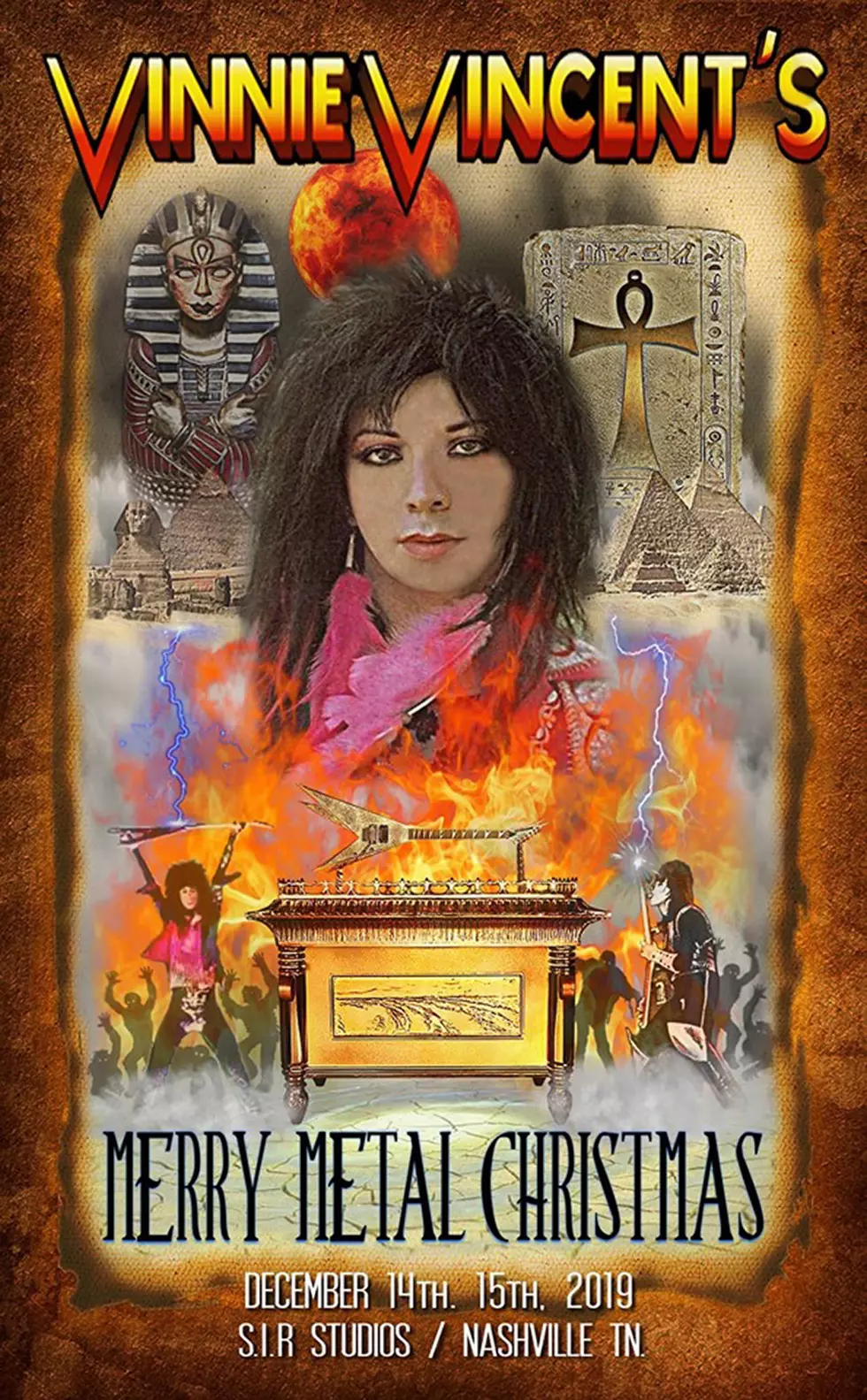 Vinnie Vincent Announces Merry Metal Christmas Event