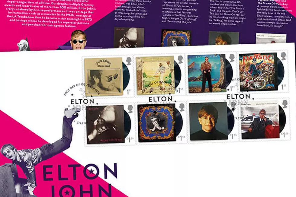 Elton John Celebrated on Royal Mail Postage Stamps