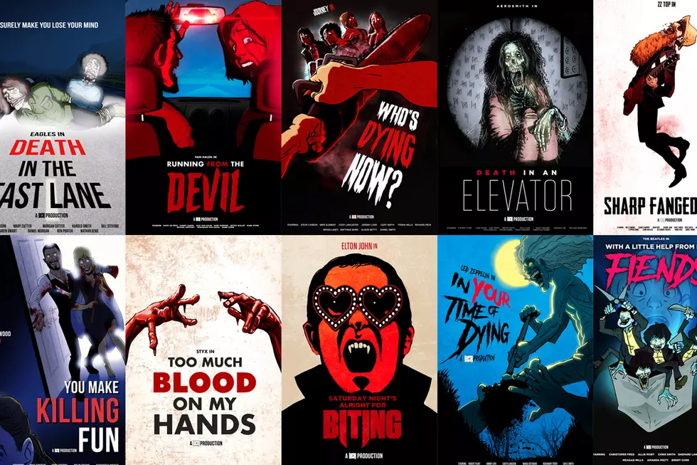 12 Famous Rock Songs Transform Into Scary Horror Movie Posters 